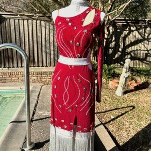 DanceSport Ballroom Latin dress - NEW never danced in